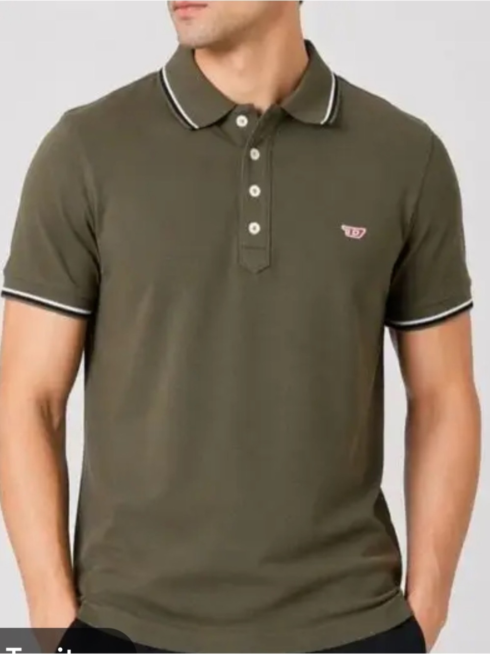Diesel  Polo with Contrast Tipping
